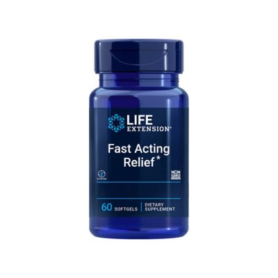 Life Extension Fast Acting Relief 60 gelové tablety 1000 mg – Hledejceny.cz
