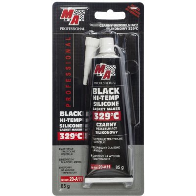 MA PROFESSIONAL Silikonový tmel černý 329°C 85 g – Hledejceny.cz