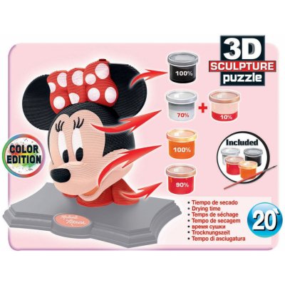 Educa 3D puzzle Minnie Mouse 160 ks s barvami – Hledejceny.cz