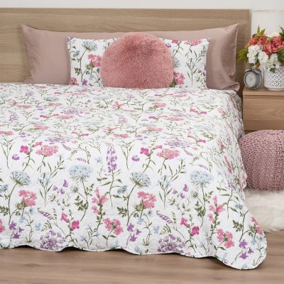 4Home Přehoz na postel Spring meadow, 220 x 240 cm + 2x 40 x 40 cm – Zboží Dáma