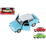 Welly Dromader Auto Trabant 601 Klasic kov/plast na volný chod 4 barvy v krabičce 15x7x:34 – Sleviste.cz