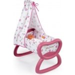SMOBY 24015 Baby Nurse kolébka s baldachýnem pro 52 cm panenku – Zboží Dáma
