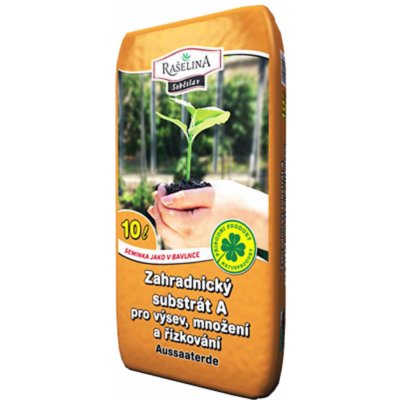 Rašelina Soběslav Zahradnický substrát A pro výsev množení a řízkování 10 l – Zboží Dáma