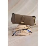 Peca del Sol kožené pouzdro na brýle čokoládové – Hledejceny.cz