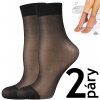 VOXX ponožky LADY socks 17 DEN 2 páry nero