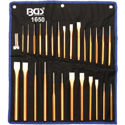BGS technic BGS 1650, Sada sekáčů a průbojníků | 28dílná – Sleviste.cz
