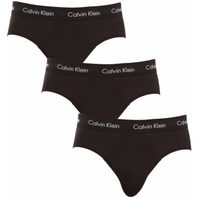 Calvin Klein slipy černé 3Pack – Zboží Dáma