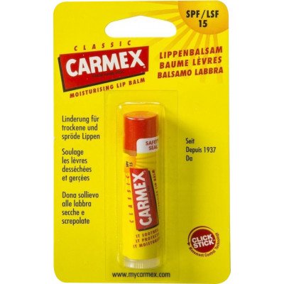 Carmex Original Stick SPF15 ochranný balzám na popraskané rty 4,25 g