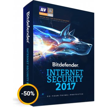 Bitdefender Internet Security 5 lic. 3 roky (VL11033005-EN)