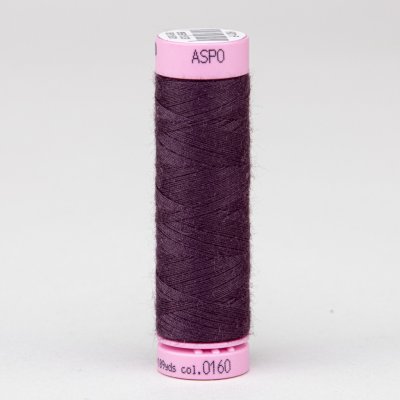 Amann Univerzální šicí nit ASPO 120 polyesterová, tmavě fialová 0160, návin 100m – Zboží Dáma