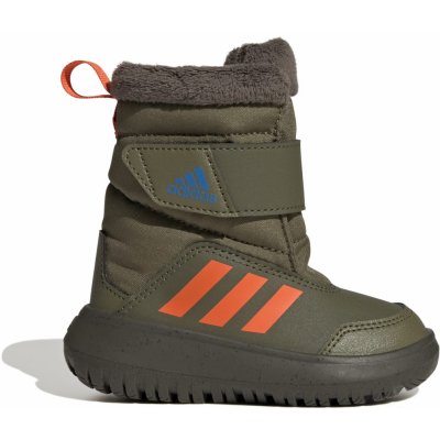 adidas Dětské Zimní boty Winterplay C GZ6797 olivový