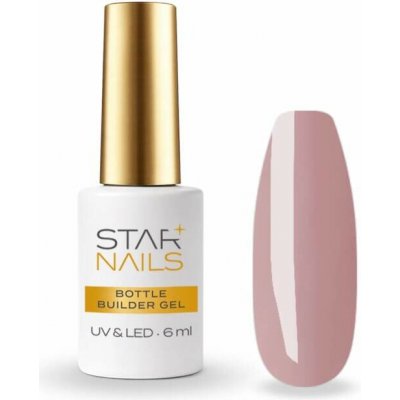 Starnails Uv Led Gel Bottle Builder Smoky Pink starorůžový stavební liquid gel 007 6ml – Zboží Mobilmania