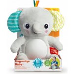 Bright Starts hračka plyšová hudební svítící Hug a bye Baby sloník – Zbozi.Blesk.cz