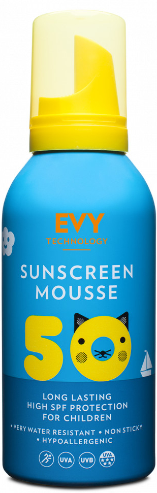 Evy Sunscreen Mousse Kid SPF50 150 ml