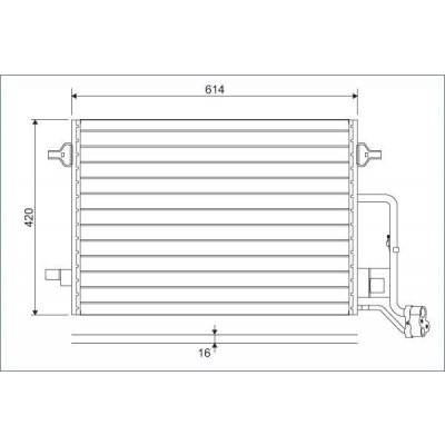 Kondenzátor, klimatizace VALEO 817679 – Hledejceny.cz