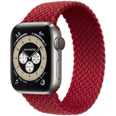 Bomba Nylonový elastický řemínek na Apple Watch Barva: Červená, Velikost řemínku a ciferníku Apple Watch: L - 140mm(42/44/45mm) WD112RED_SIZE-L-42-44MM – Zboží Mobilmania