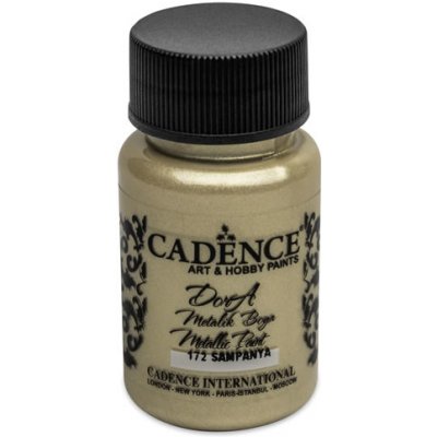 Metalická akrylová Cadence Dora Metalic šampaňská bílá / 50 ml – Zboží Mobilmania