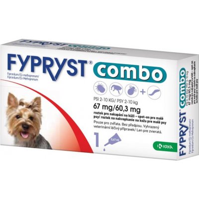Krka Fypryst Combo Spot on Dog S 2-10kg 1x0,67ml