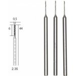 Proxxon 28864 Spirálový mikrovrták 0,5 mm 3 ks – Sleviste.cz