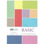 Happy Color Blok se vzorovanými papíry Basic 80g/m2 A4 15 listů 30 vzorů HA 3808 2030 A – Zbozi.Blesk.cz