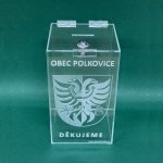 Kasička pokladnička 150x150x250 mm na zámek – Zboží Dáma