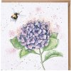 Přání Wrendale Designs Přání Wrendale Designs "The Busy Bee ", 15x15 cm - Hortenzie