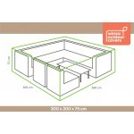Winza Obal na sedací soupravu čtverec 300x300x75cm – Hledejceny.cz