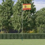 zahrada-XL Vlajka Španělska a stožár 6,23 m hliník – Hledejceny.cz