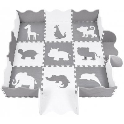 EVA Pěnové puzzle Puzzle podložka Safari 31,5 × 31,5 × 1 cm 25 ks – Zboží Mobilmania