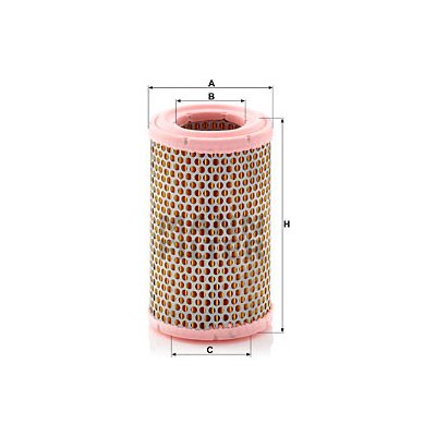 MANN-FILTER Vzduchový filtr C1150 – Hledejceny.cz