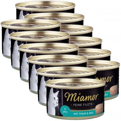 Miamor Filet tuňák & rýže jelly 12 x 100 g – Hledejceny.cz