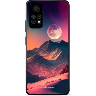Mobiwear Glossy - Xiaomi Redmi Note 11 Pro 5G - G008G Pahorky s měsícem – Zboží Živě