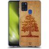 Pouzdro a kryt na mobilní telefon Samsung Pouzdro Head Case Samsung Galaxy A21s WOODART TREE