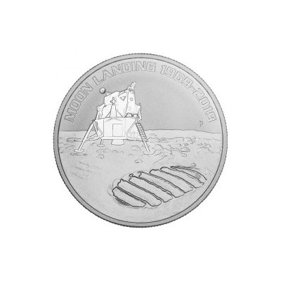 The Perth Mint stříbrná mince Moon Landing 1969-2019 1 oz – Zboží Mobilmania