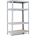 Trestles RH Regál 1200 x 800 x 300 mm 4 police šedá – Sleviste.cz