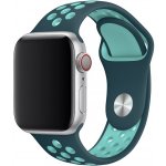 AW Sportovní řemínek na Apple Watch - Tmavě-zelený Šířka uchycení řemínku: 38/40/41mm, Délka řemínku: Dámský - S/M (12 - 18cm) Tmavě-zelený IR-AWSPRT53 – Sleviste.cz