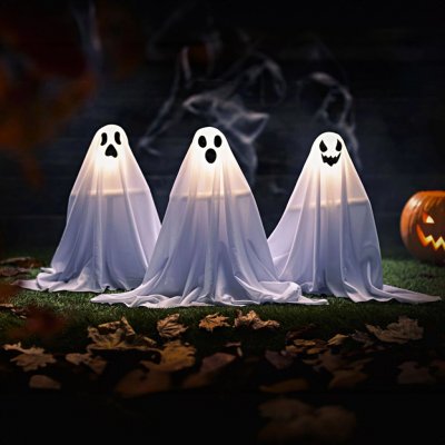 Weltbild LED halloweenská výzdoba Duchové, sada 3 ks – Zboží Mobilmania