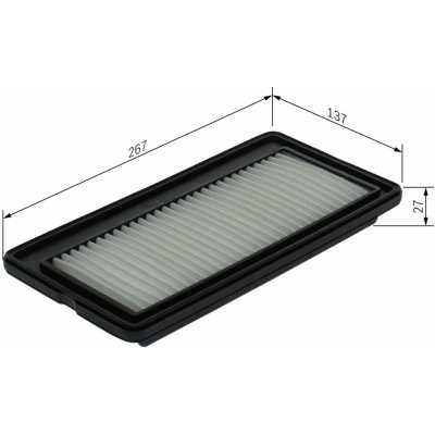 Vzduchový filtr Bosch 1 987 429 167 – Hledejceny.cz
