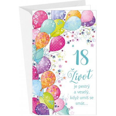 ARGUS Přání k narozeninám 18 15-6376c18 – Zboží Dáma