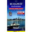 Mapy Plán města Budapešť + Maďarsko 1:20 000/1:500 000
