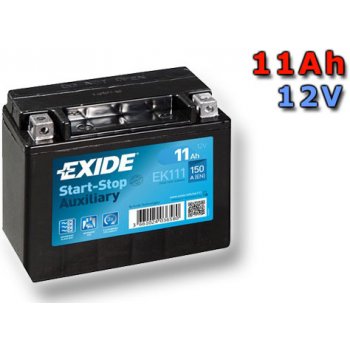 Exide Start-Stop 12V 11Ah 150A EK111