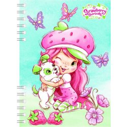 Akim Strawberry Shortcake zápisník A6 s kroužkovou vazbou