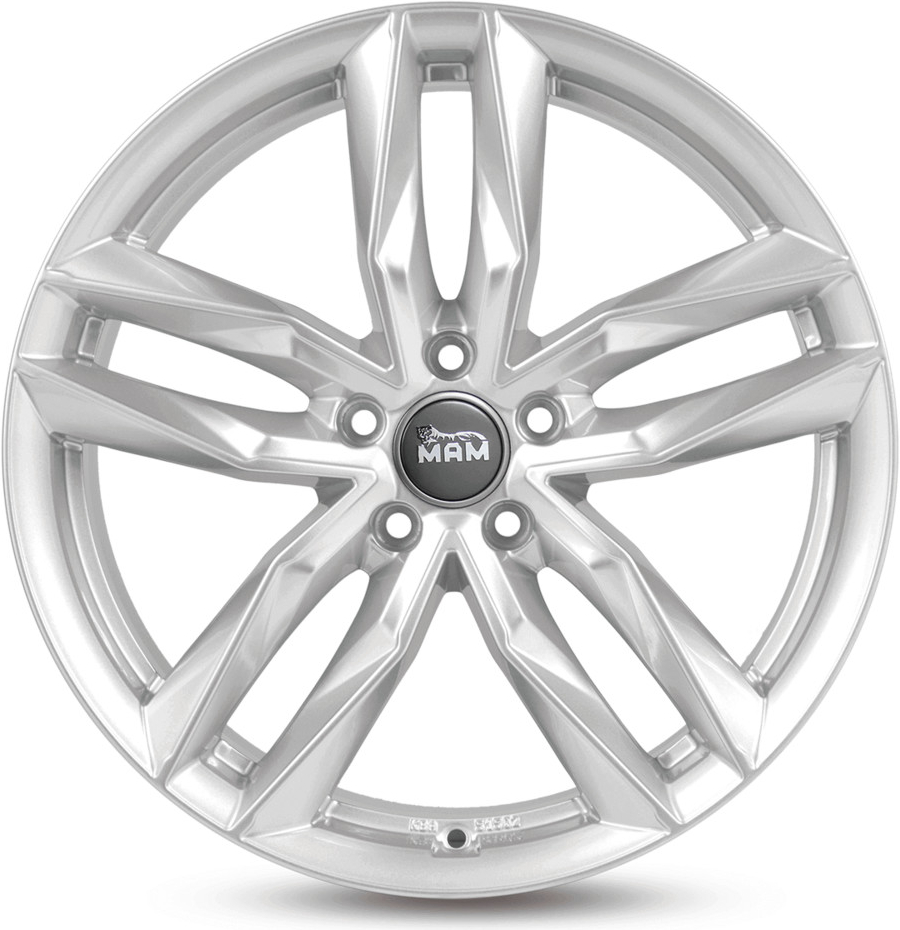 MAM RS3 7x16 5x114,3 ET45 silver