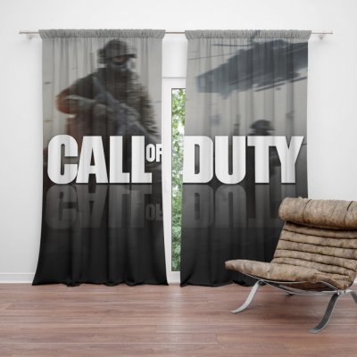 Sablio Zatemňovací závěs Call of Duty Vrtulník: 2ks 140x250cm – Sleviste.cz