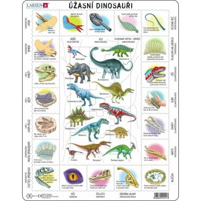Larsen Úžasní dinosauři 35 dílků – Zboží Mobilmania