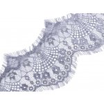 Francouzská krajka šíře 12 cm Varianta: 6 šedá paloma, Balení: 3 m – Zboží Mobilmania