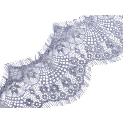 Francouzská krajka šíře 12 cm Varianta: 6 šedá paloma, Balení: 3 m – Zboží Mobilmania