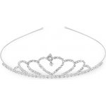 Štrasová čelenka / korunka do vlasů Varianta: 2 crystal, Balení: 1 ks – Sleviste.cz