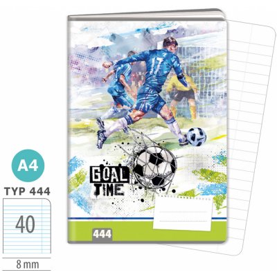 Argus Sešit A4 TYP 444 GOAL TIME – Zboží Dáma