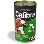 Calibra Dog jehněčí hovězí kuřecí v želé 1,24 kg